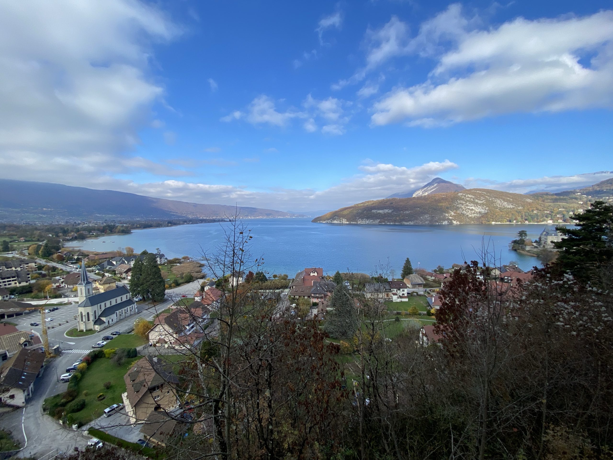 vue sur le lac annecy