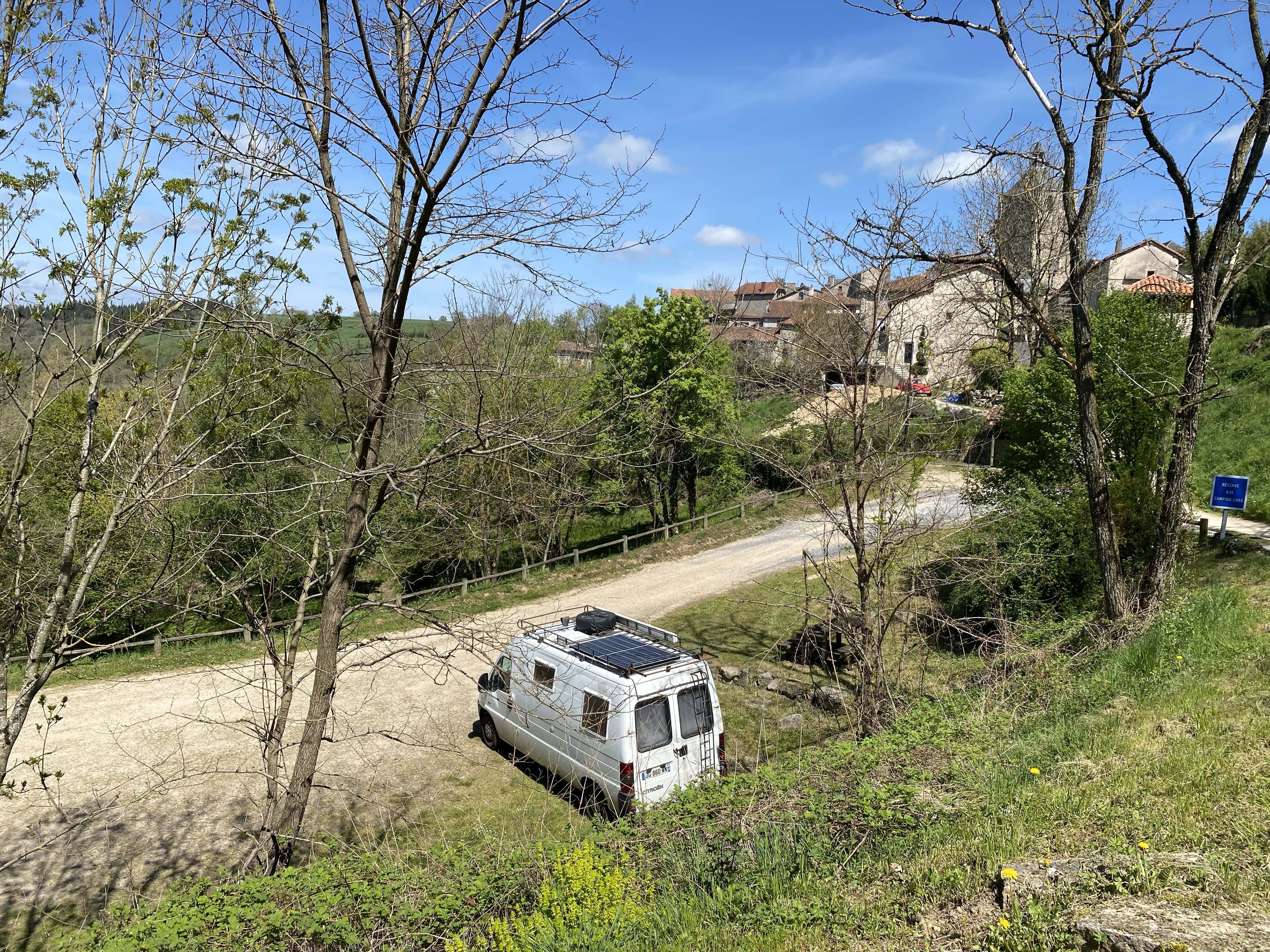 Aire camping-car Peyrusse-le-Roc