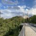 vue sur la basilique de fourviere parc des hauteurs passerelles des 4 vents