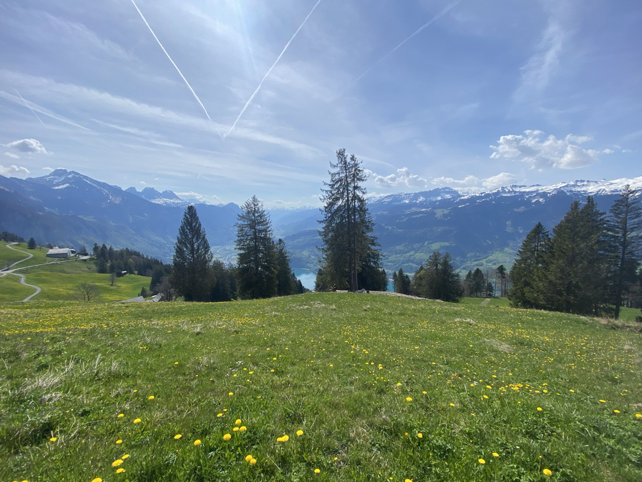 vue sur le lac walenstadt