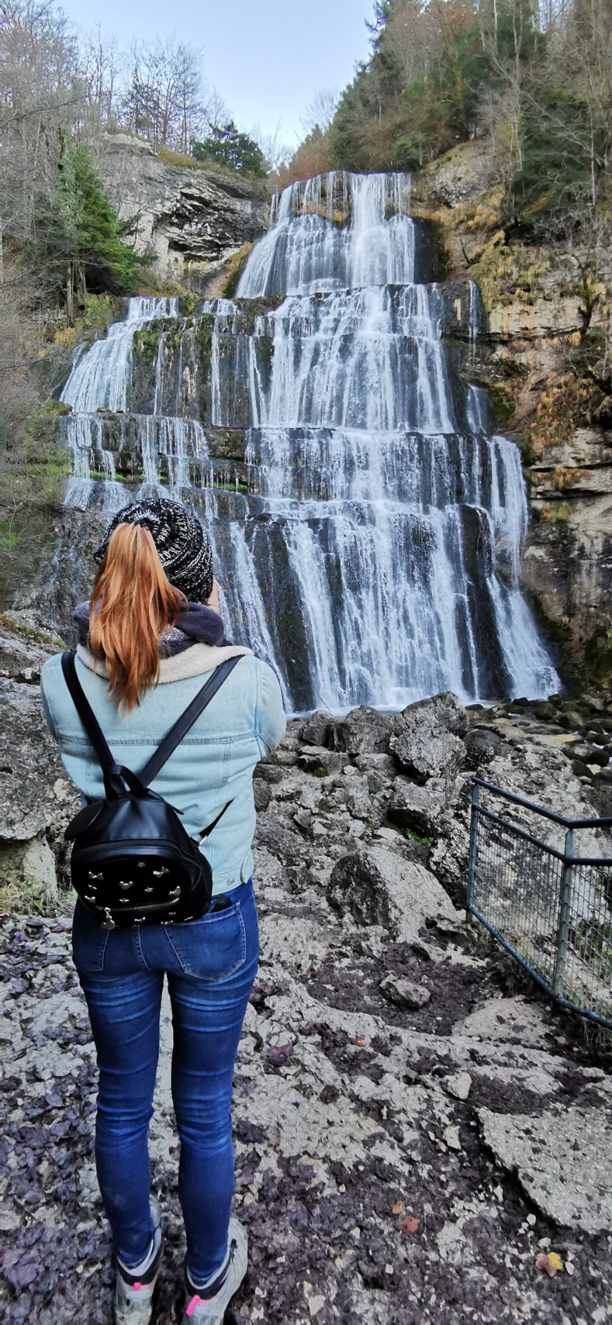 cascade des hérissons jura