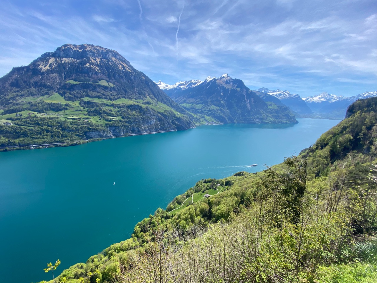 vue sur le lac des quatre cantons