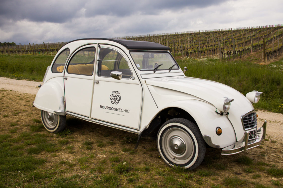 balade en 2cv dans les vignes